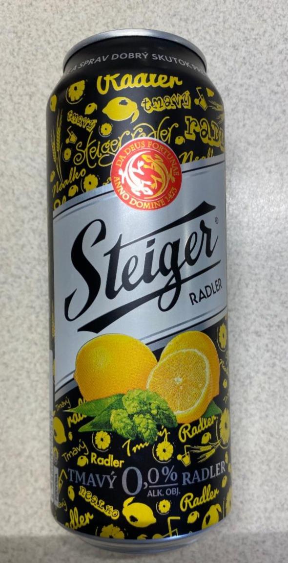 Fotografie - pivo Steiger Radler nealko tmavé