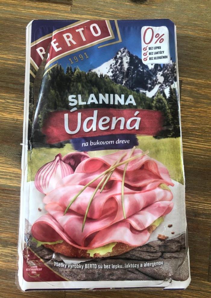 Fotografie - Slanina údená na bukovom dreve Berto