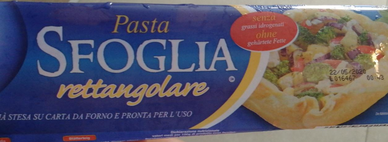 Fotografie - Pasta Sfoglia rettangolare Stuffer