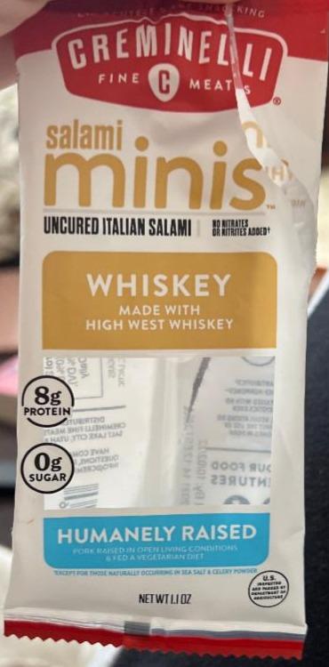 Fotografie - Salami Minis Whiskey Creminelli Fine Meats