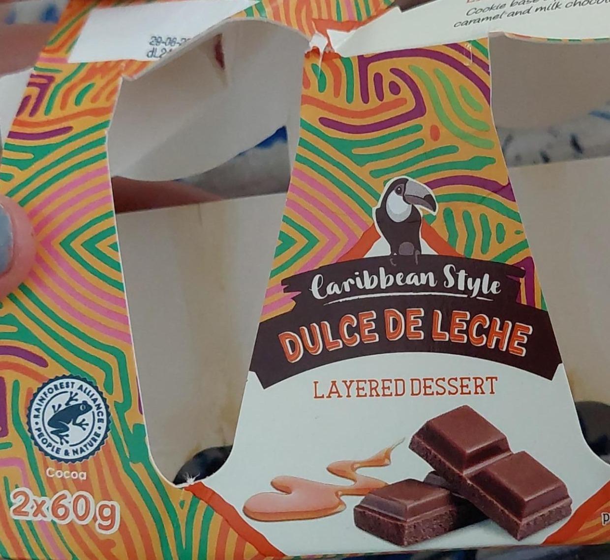 Fotografie - Caribean style dulce de lächelte laywred dessert Lidl