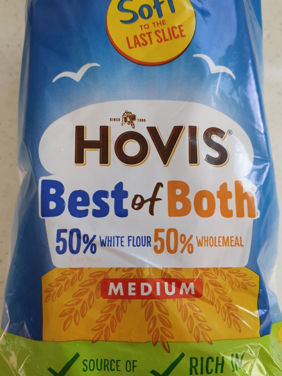 Fotografie - Hovis Best of both medium sliced bread