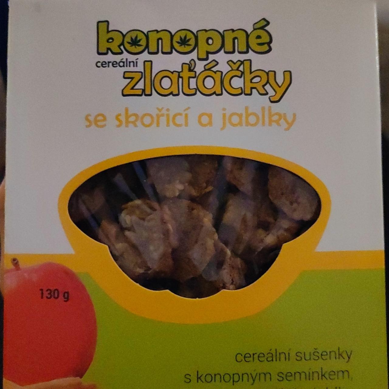 Fotografie - Konopné zlaťáčky se skořicí a jablky