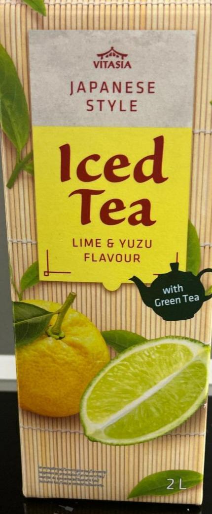 Fotografie - Japanese Style Iced Tea Lime & Yuzu flavour with Green Tea Vitasia