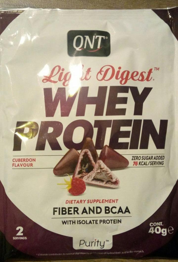 Fotografie - Light Digest Whey Protein Cuberdon flavour QNT