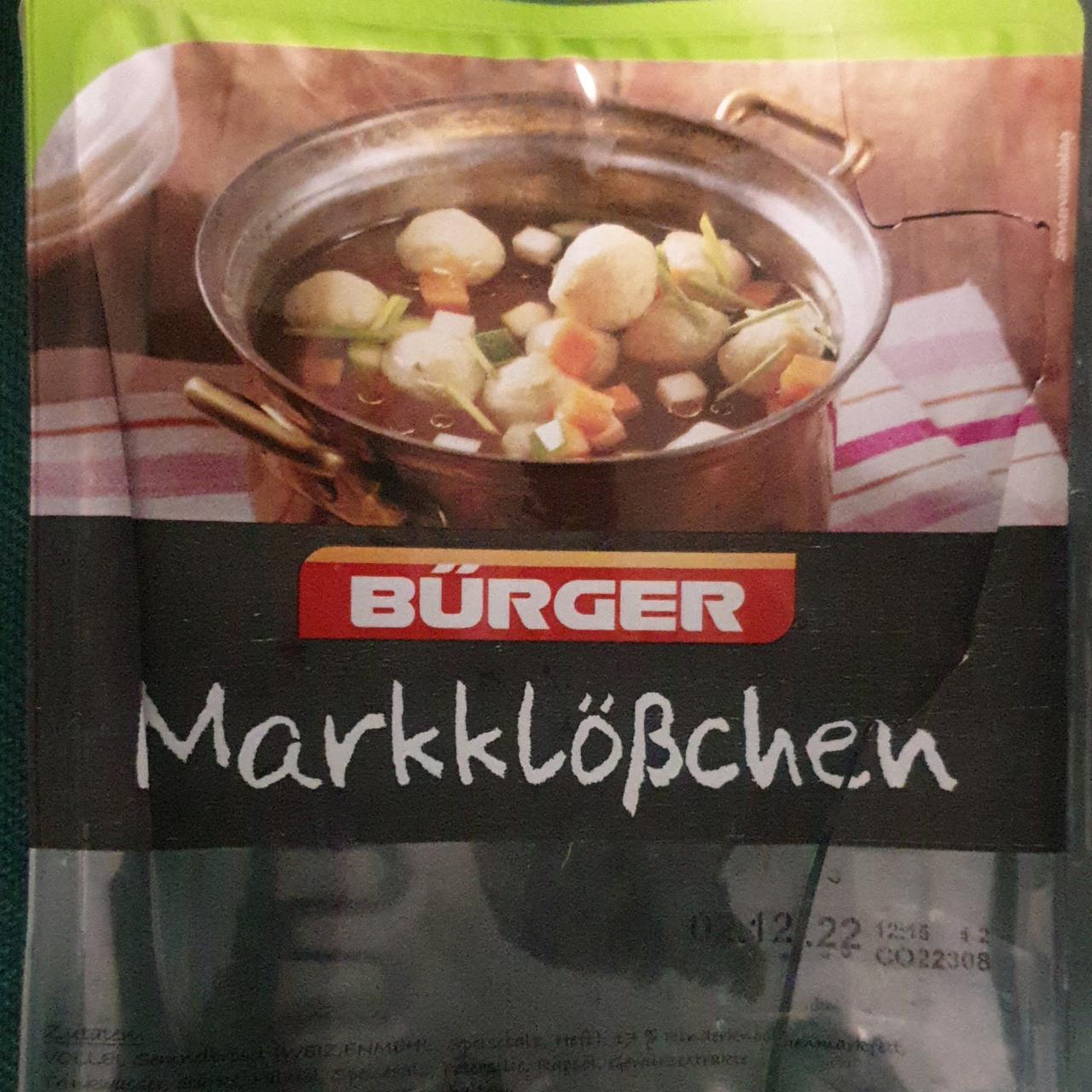 Fotografie - Markklößchen Bürger