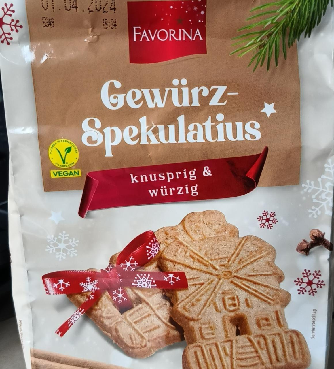 Fotografie - Gewürz-Spekulatius Favorina