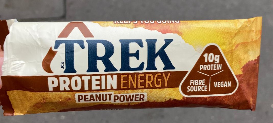 Fotografie - TREK PROTEIN ENERGY PEANUT POWER