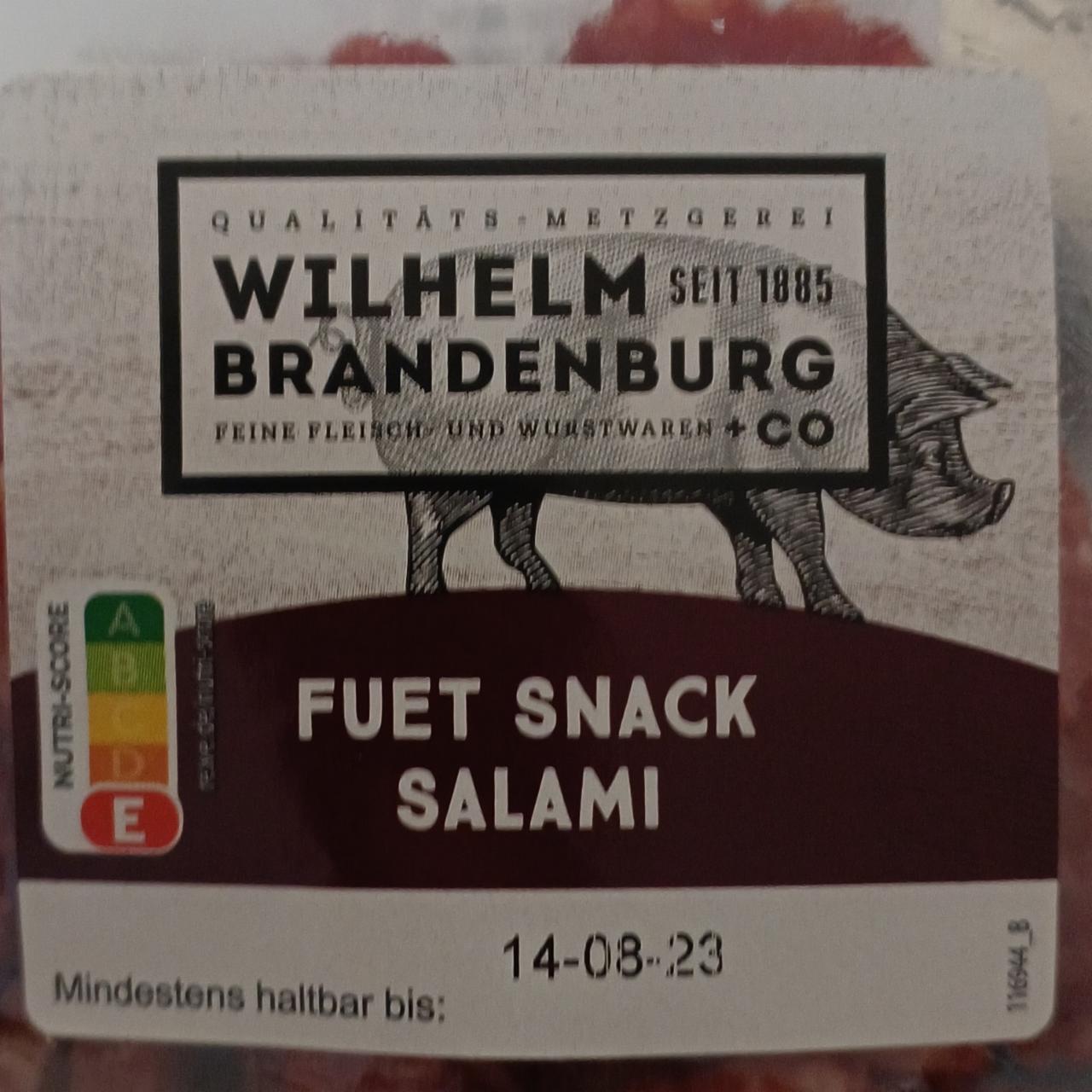 Fotografie - Fuet Snack Salami Wilhelm Brandenburg