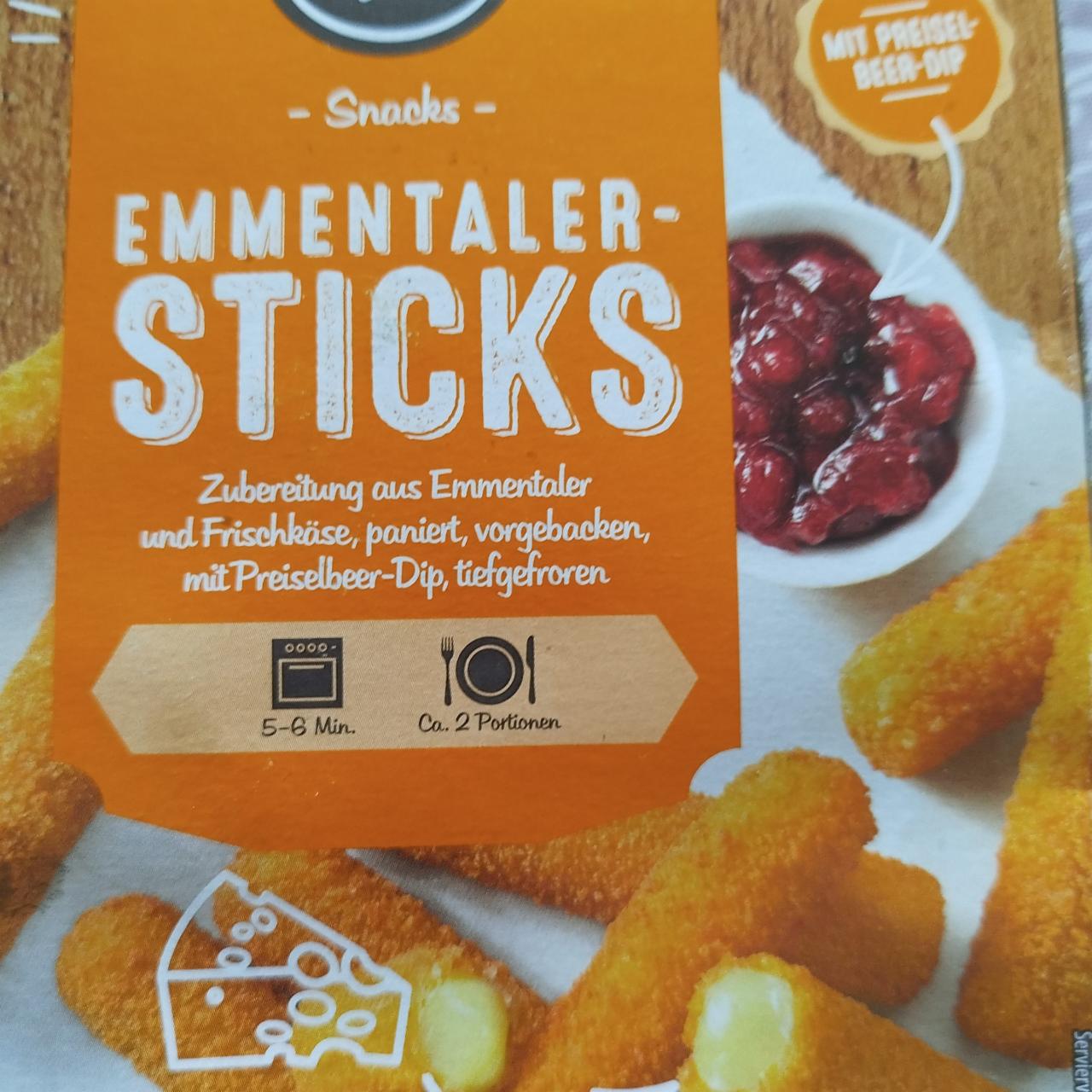 Fotografie - Emmentaler sticks Speise ZEIT