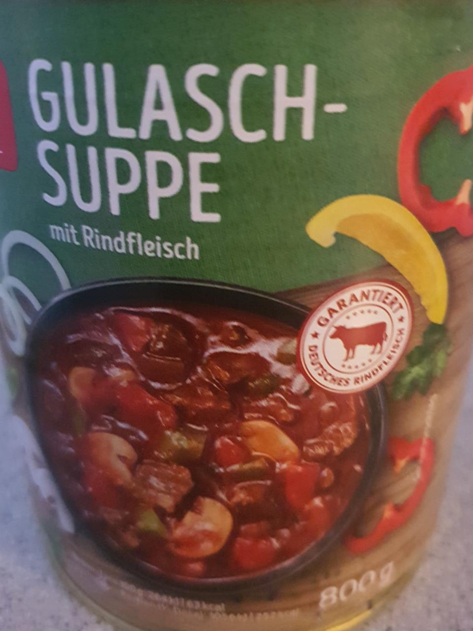 Fotografie - Gulaschsuppe Rewe beste wahl