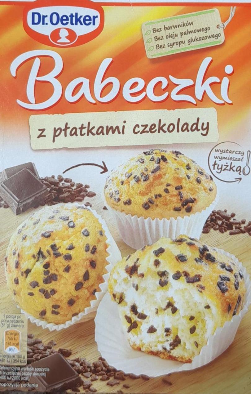 Fotografie - k Babeczki z płatkami czekolady Dr.Oetker