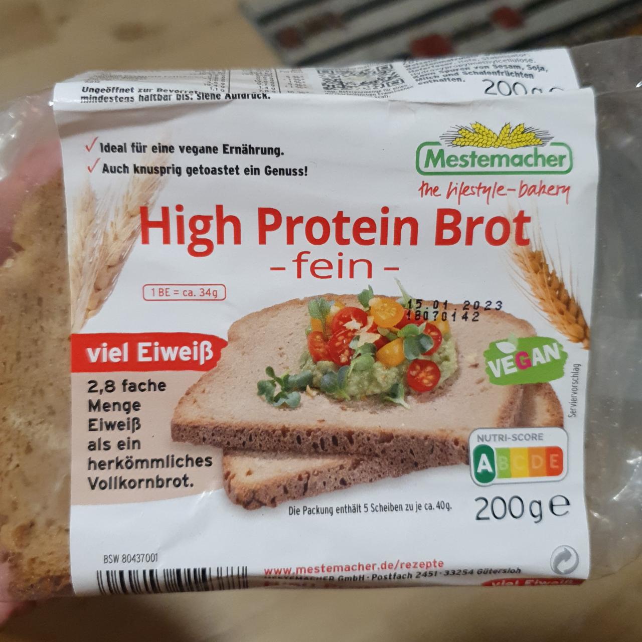 Fotografie - High Protein Brot fein Mestemacher