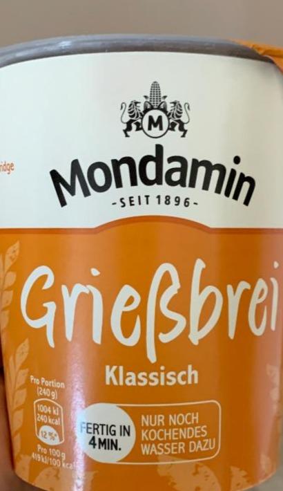 Fotografie - Griessbrei Klassisch mondamin