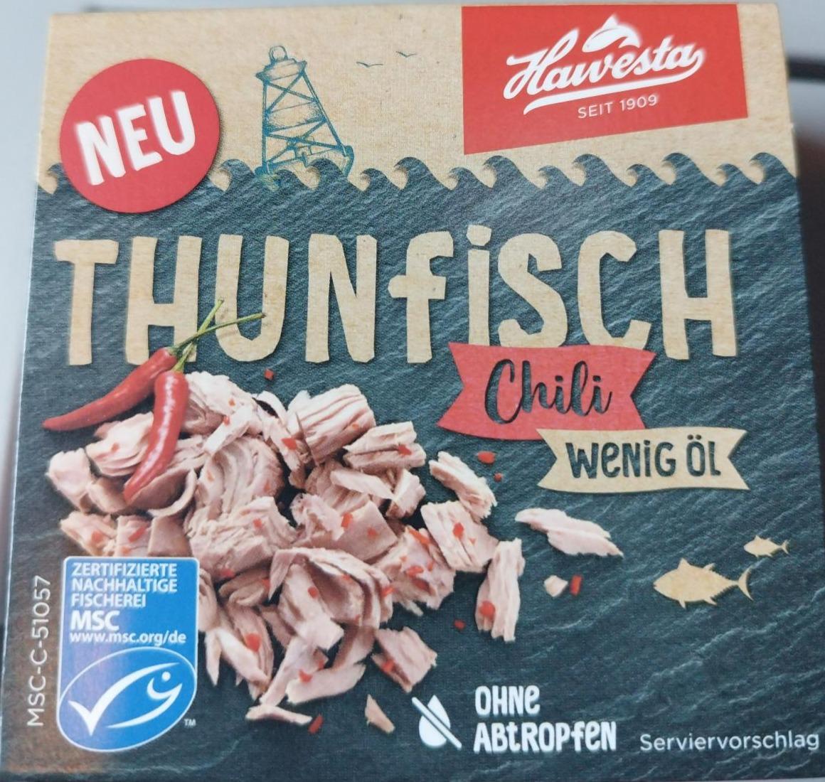 Fotografie - Thunfisch Chili wenig öl Hawesta