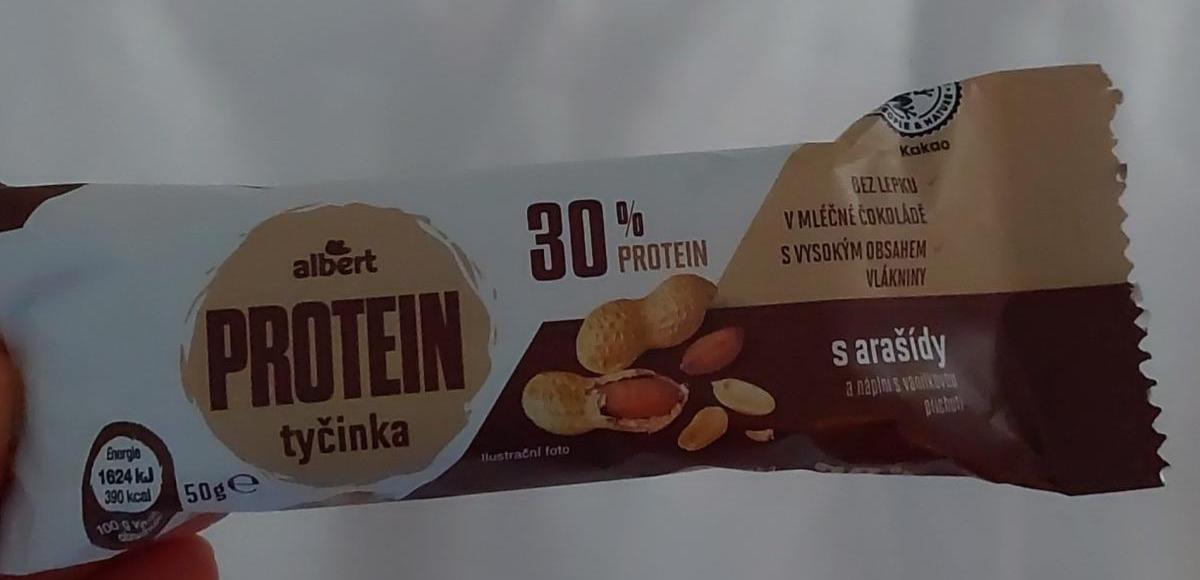 Fotografie - Protein tyčinka s arašídy Albert