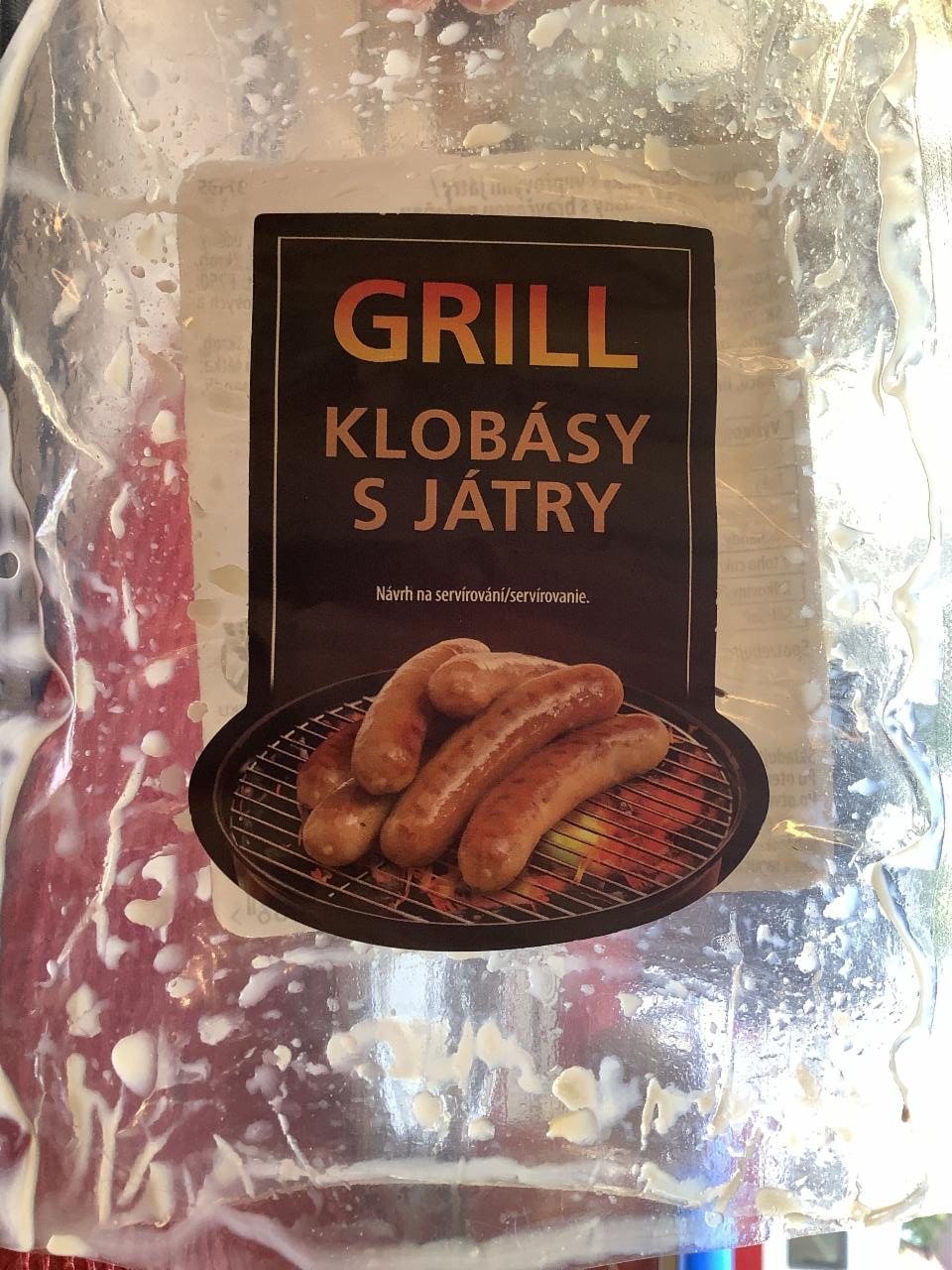 Fotografie - Grill klobásy s játry