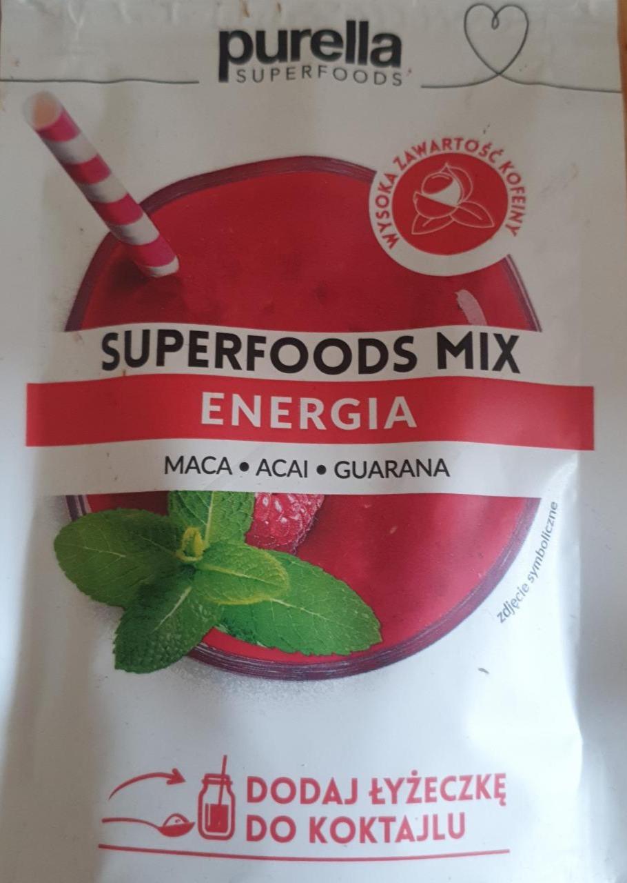 Fotografie - Superfoods mix energia maca acai guarana Purella