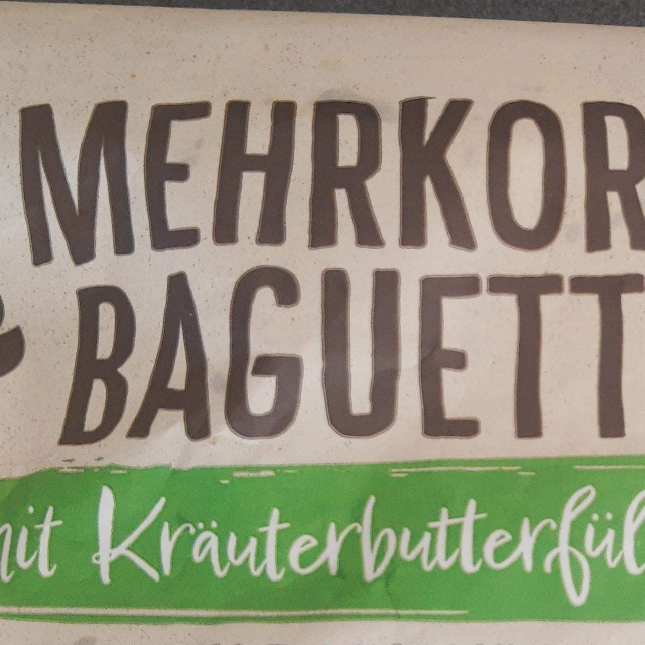 Fotografie - Mehrkorn Baguette mit Kräuterfüllung REWE Beste Wahl