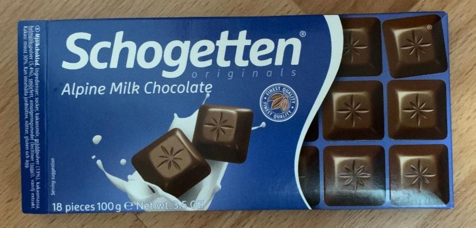 Fotografie - Alpine Milk Chocolate Schogetten