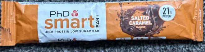 Fotografie - Smart bar salted caramel flavour PhD Nutrition