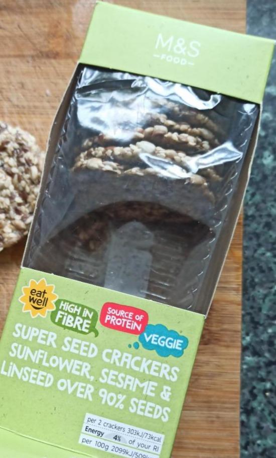 Fotografie - super seed crackers M&S