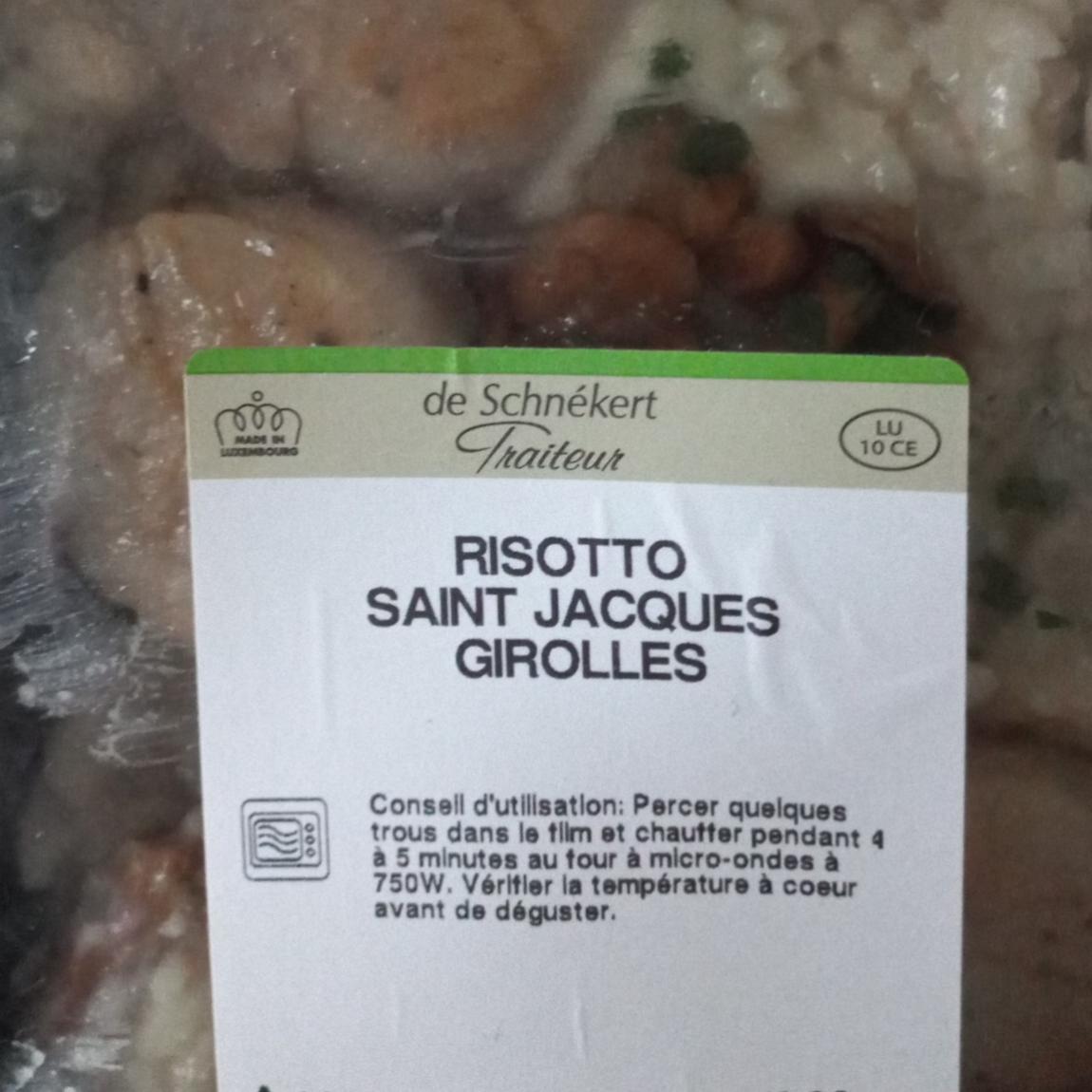 Fotografie - Risotto Saint Jacques girolles De Schnékert