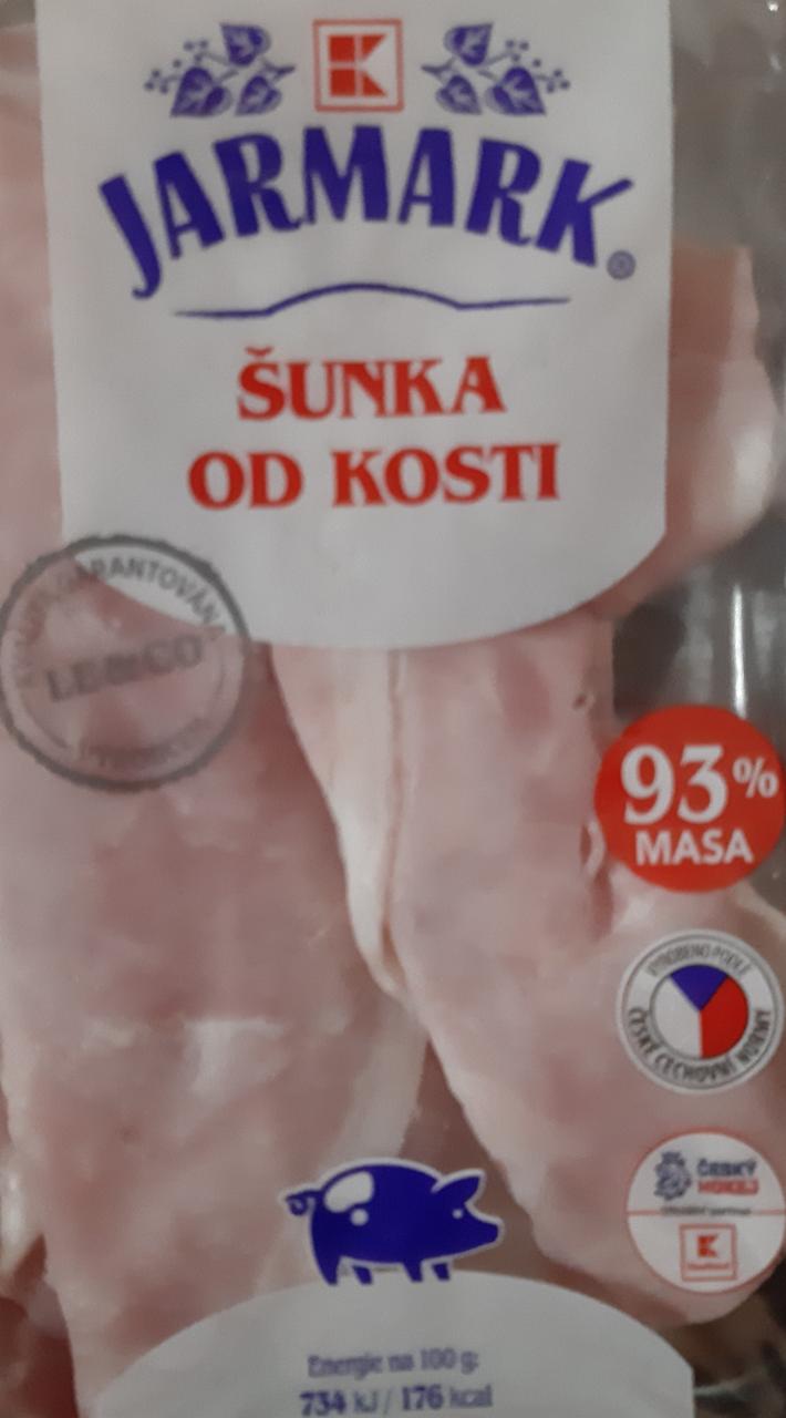 Fotografie - Šunka od kosti 93% masa K-Jarmark