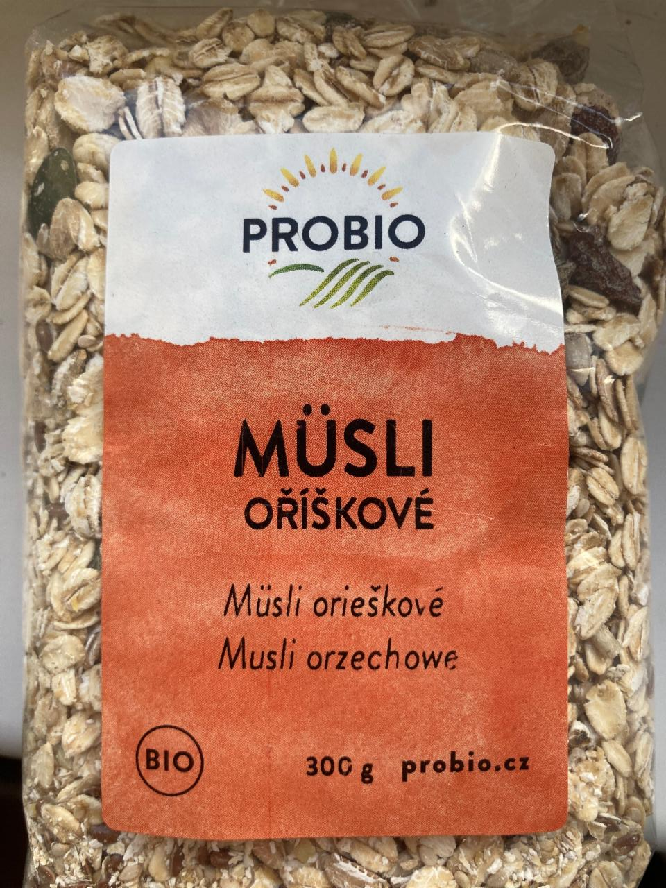 Fotografie - Müsli oříškové Probio