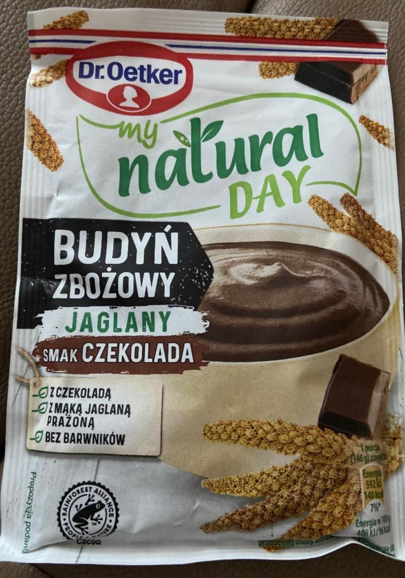 Fotografie - My Natural Day Budyń zbożowy jaglany smak czekolada Dr.Oetker