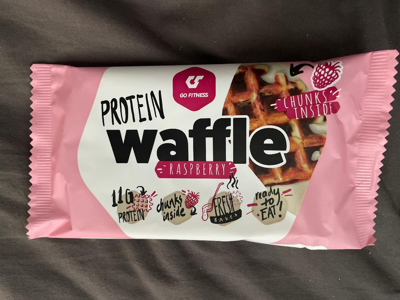 Fotografie - Protein Waffle raspberry Go FItness