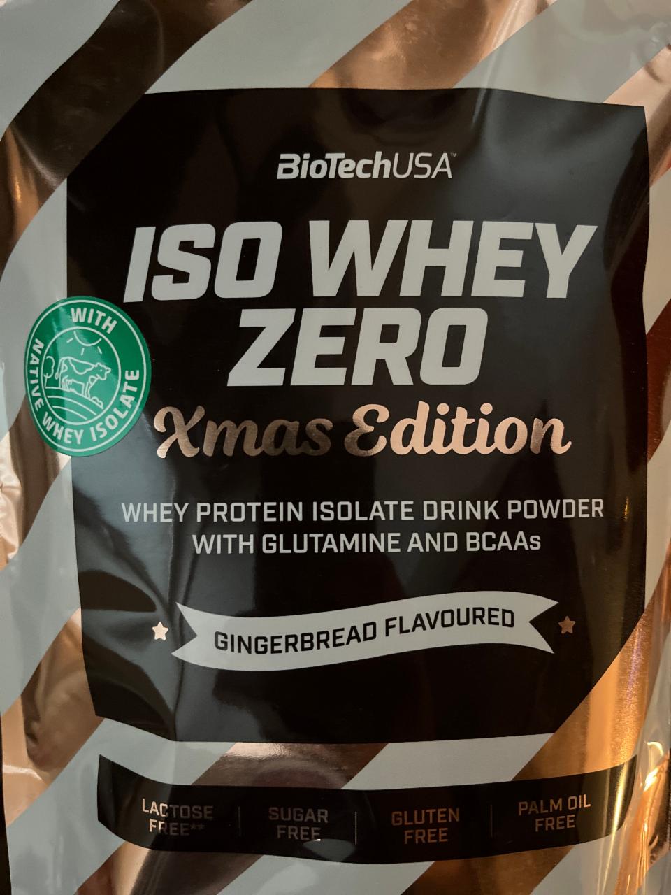 Fotografie - Iso Whey Zero Gingerbread BioTechUSA