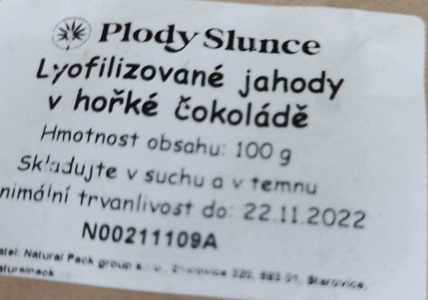 Fotografie - Lyofilizované jahody v hořké čokoládě Plody slunce