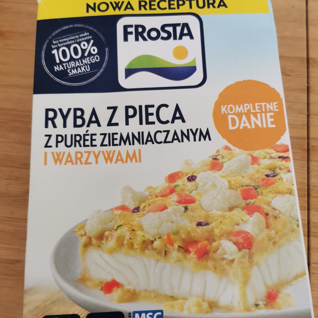 Fotografie - Ryba z pieca z purée ziemniaczanym i warzywami FRoSTA