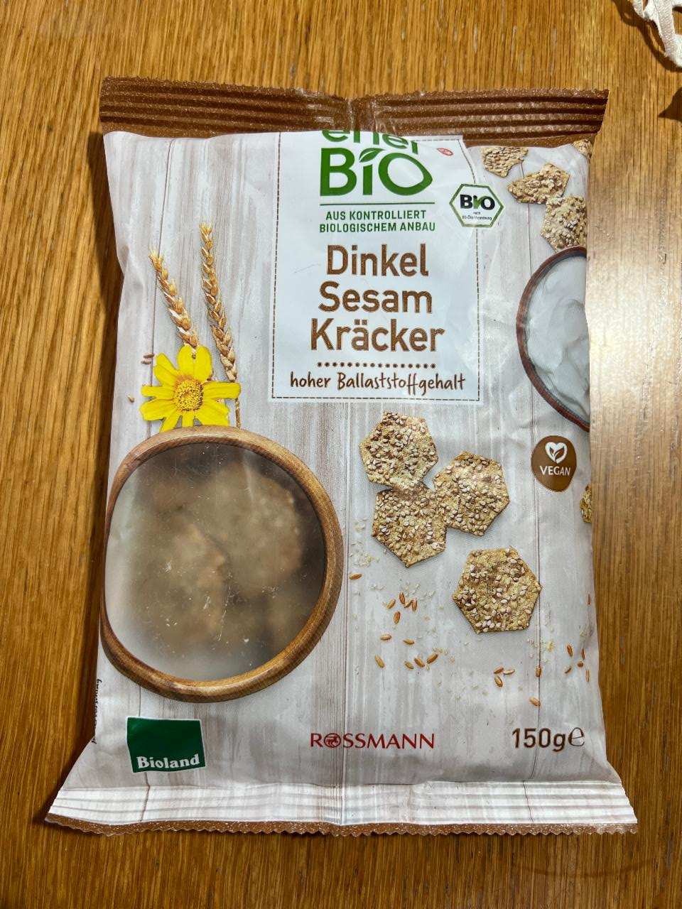 Fotografie - Dinkel Sesam Kräcker EnerBio