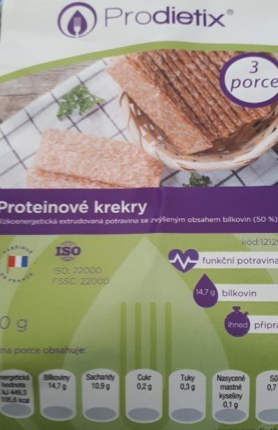 Fotografie - proteinové krekry Prodietix