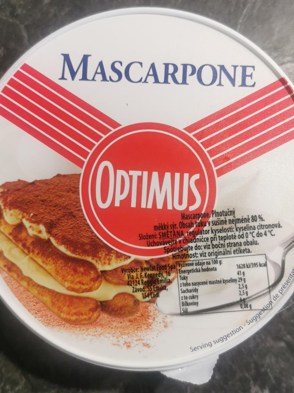 Fotografie - Mascarpone Optimus