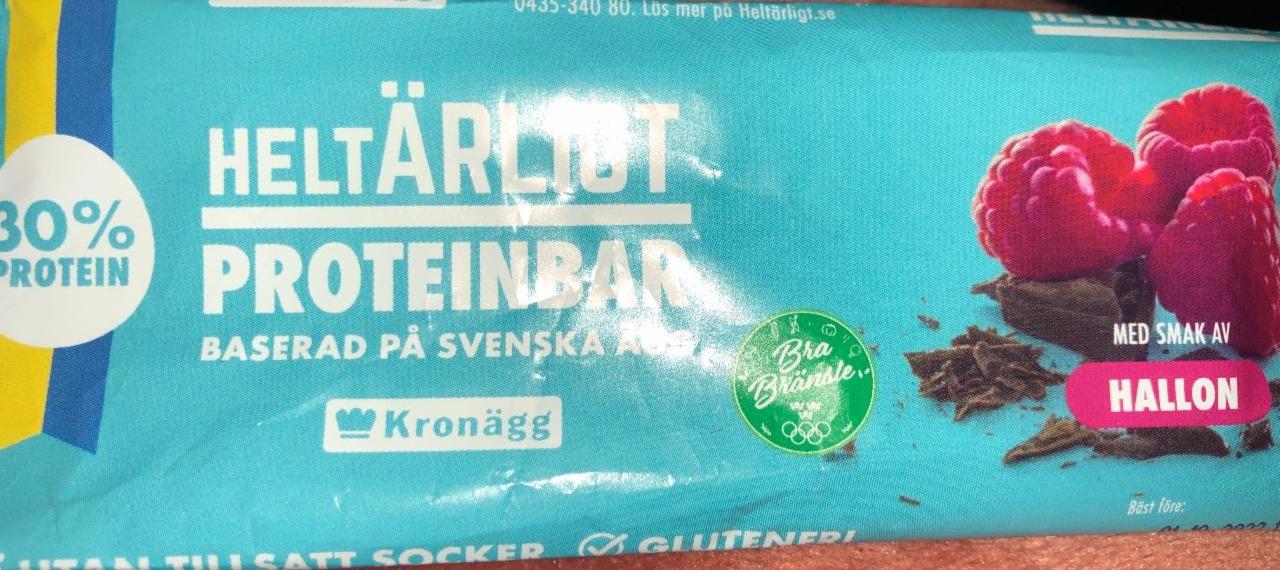 Fotografie - Heltärligt proteinbar hallon Kronägg