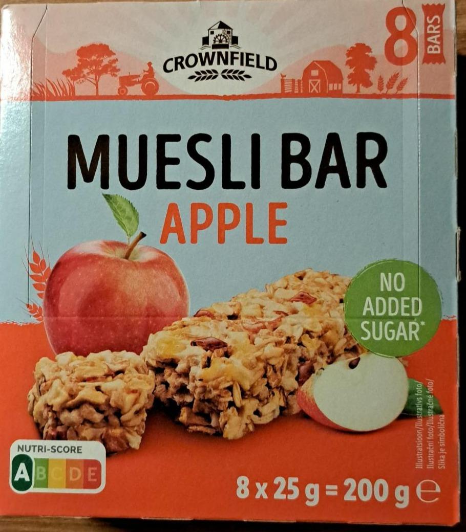 Fotografie - Muesli bar apple Crownfield