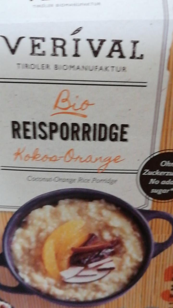 Fotografie - Bio Reisporridge kokos-orange