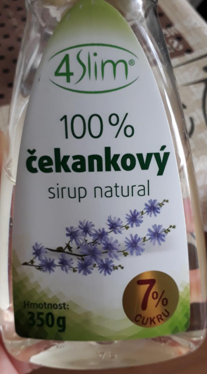 Fotografie - Čekankový sirup natural 4Slim