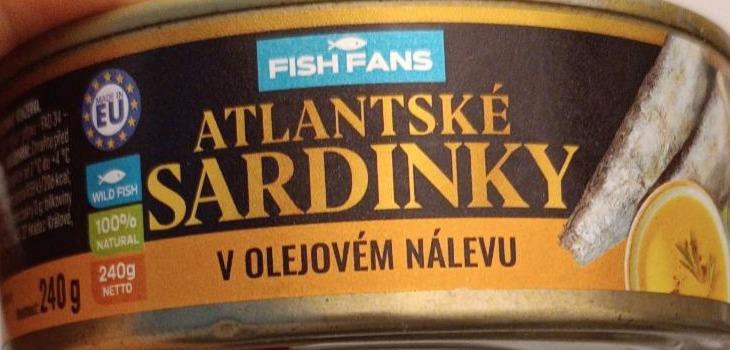 Fotografie - Atlantské sardinky v olejovém nálevu FISH FANS