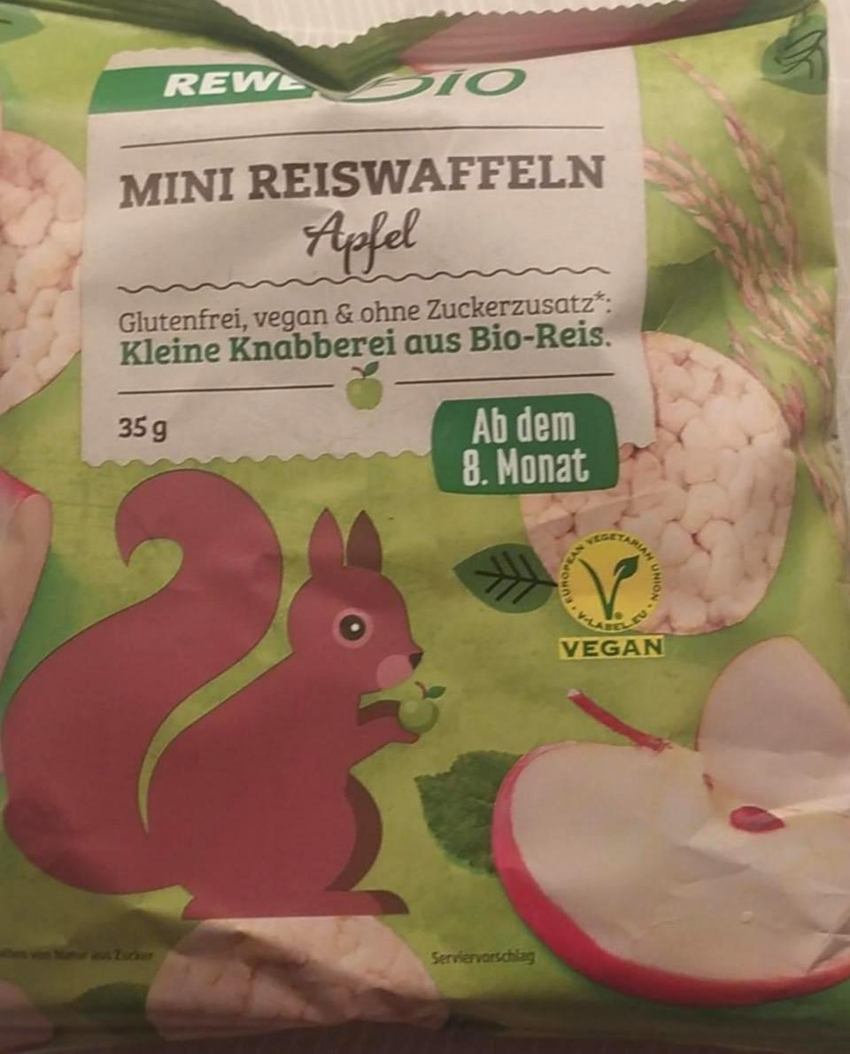 Fotografie - Bio Mini reiswaffeln Apfel Rewe