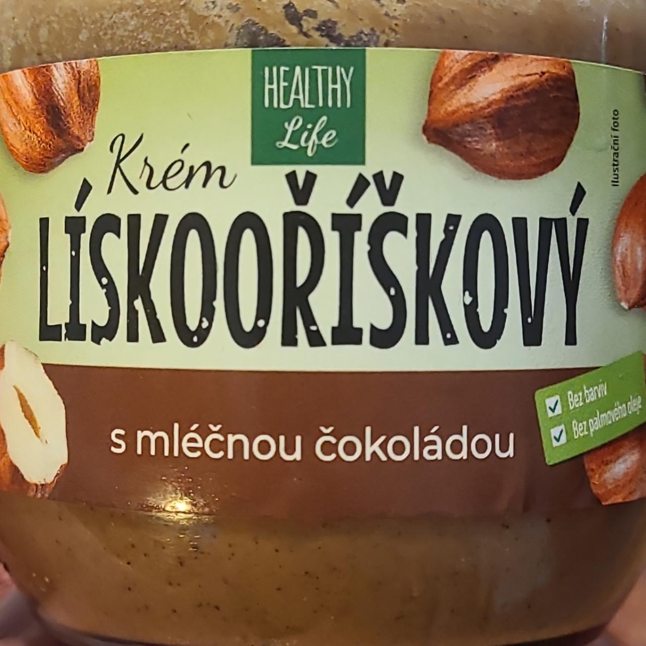 Fotografie - Krém LÍSKOOŘÍŠKOVÝ s mléčnou čokoládou Healthy Life