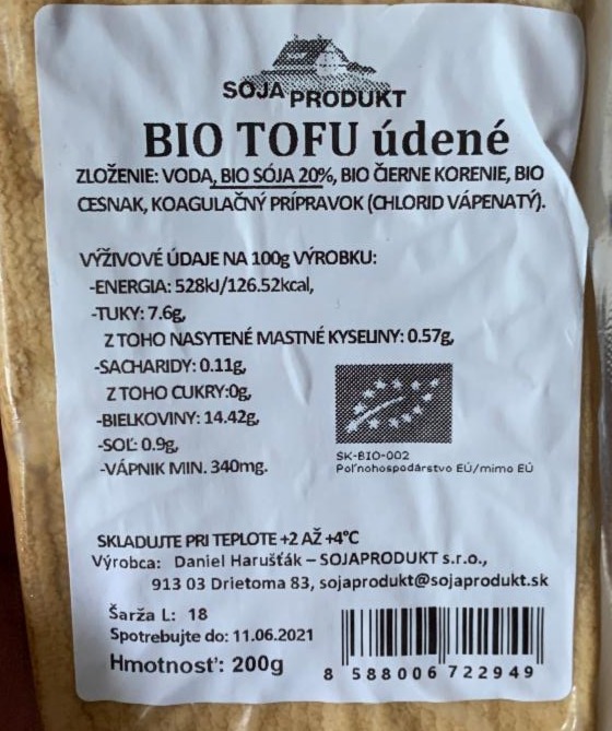 Fotografie - BIO TOFU uzené