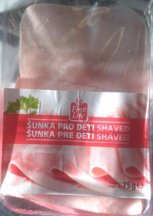 Fotografie - Šunka pro děti shaved Fine Life