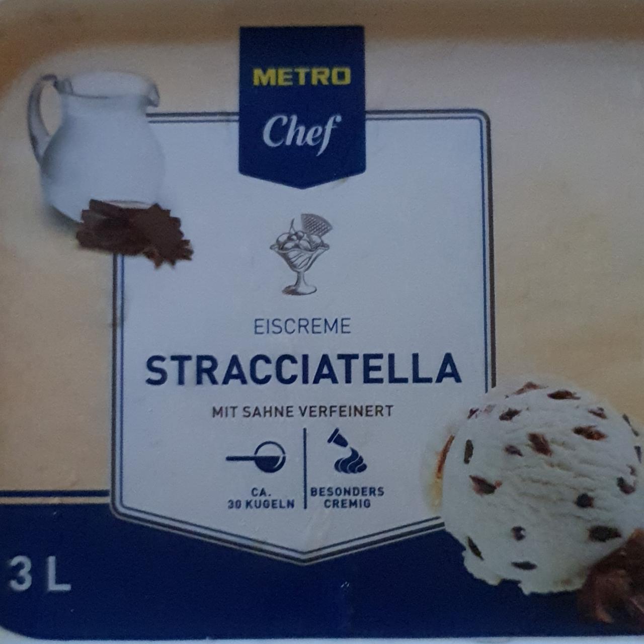 Fotografie - Eiscreme straciatella Metro Chef