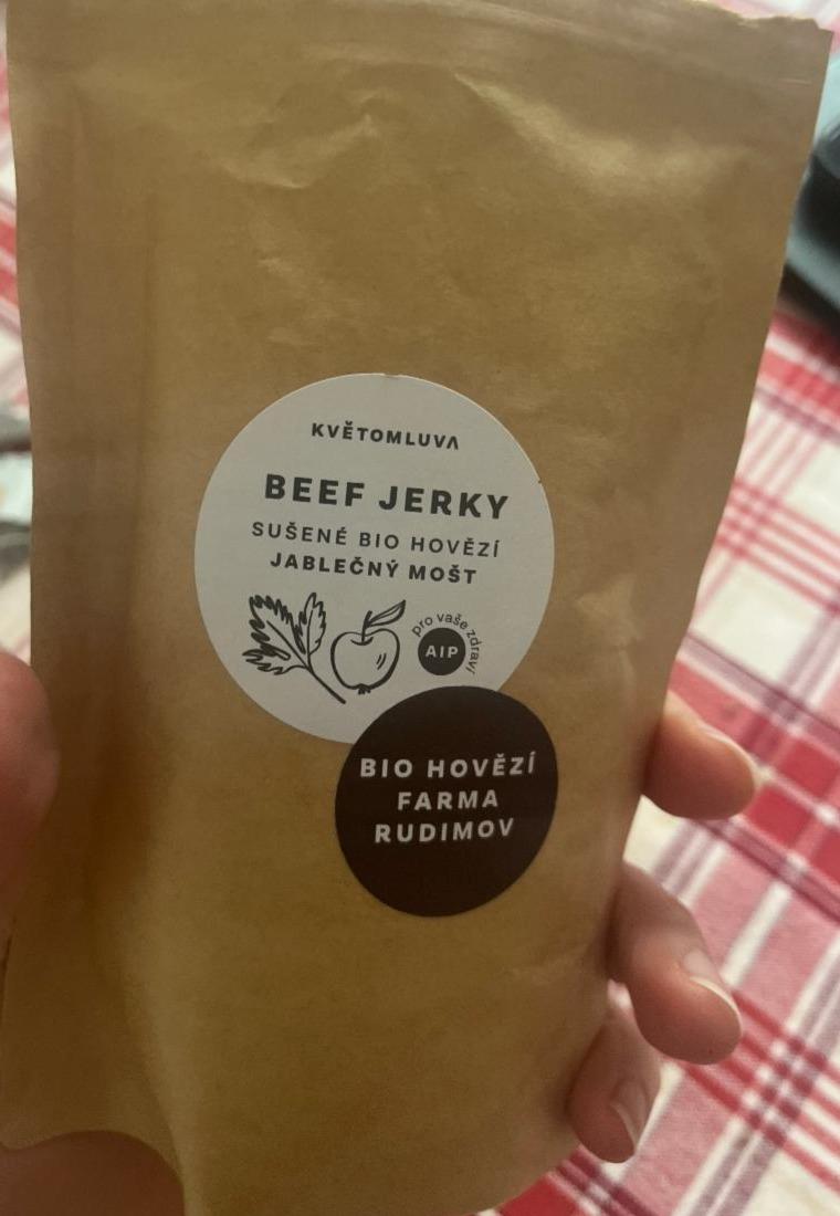 Fotografie - Beef jerky bio jablečný mošt Květomluva