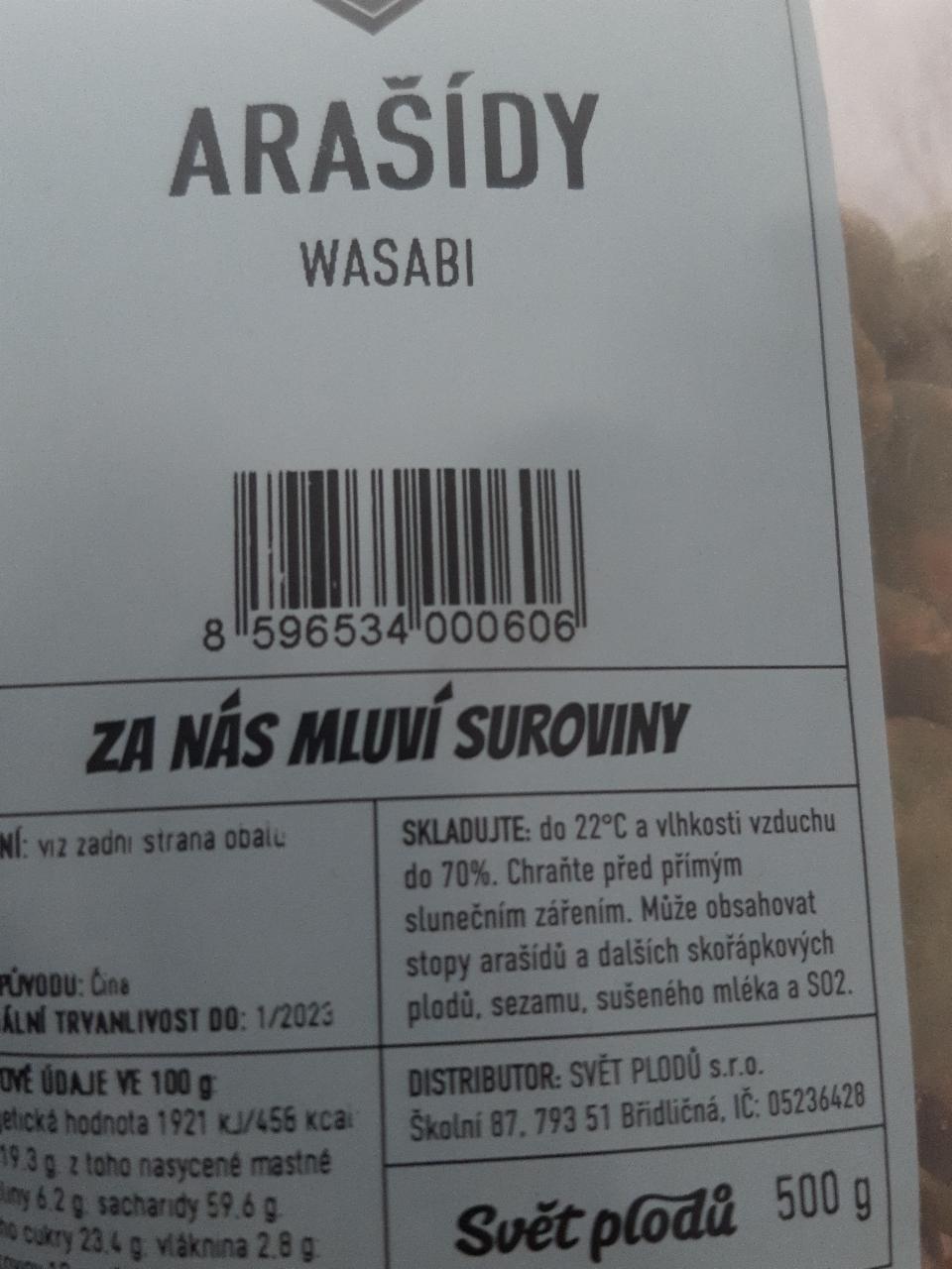 Fotografie - Arašídy Wasabi Svět plodů