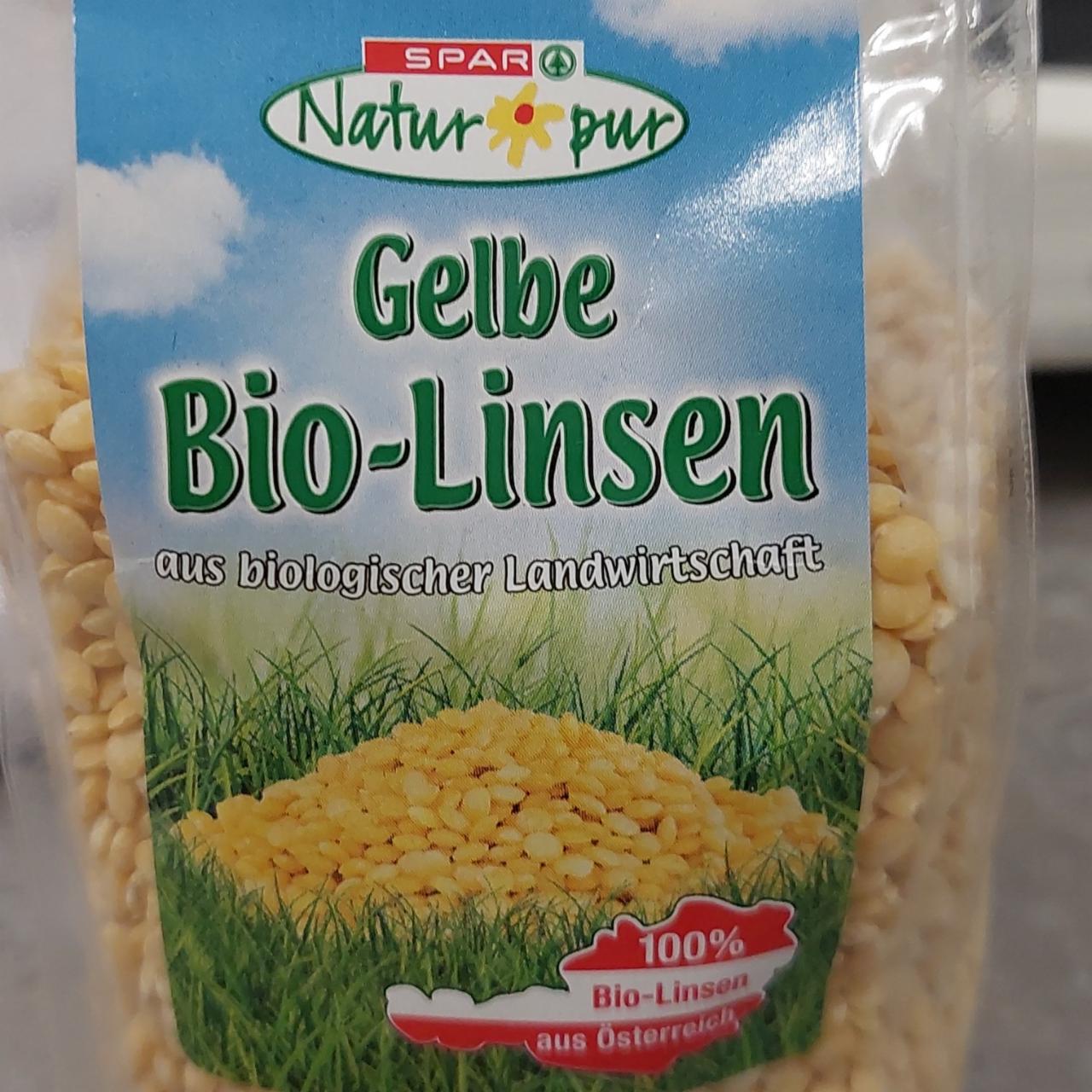 Fotografie - Gelbe bio linsen Spar Natur pur